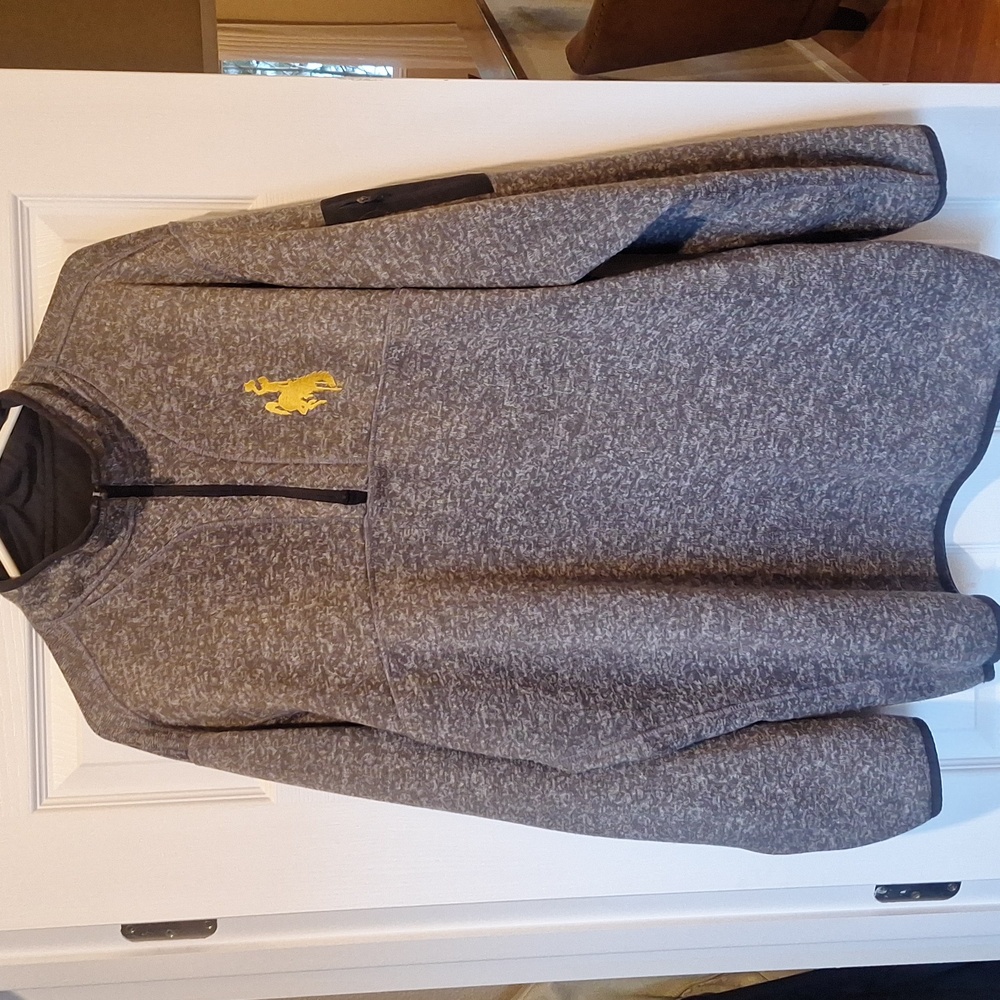 Wyoming cowboy quarter zip jacket